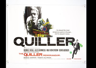 Lot 94 - The Quiller Memorandum (1966) Quad Poster