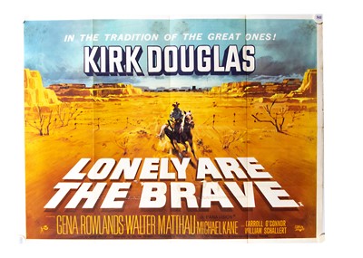 Lot 647 - Lonely Are The Brave (1962) Quad Poster