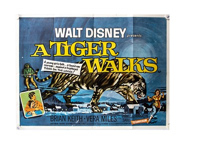 Lot 649 - A Tiger Walks (1964) Quad Poster