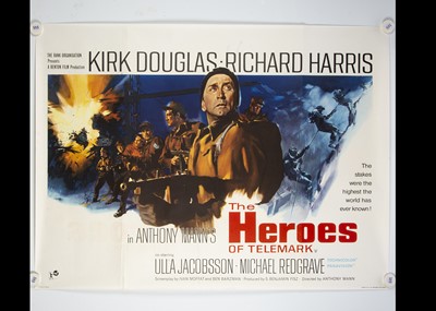 Lot 97 - The Heroes of Telemark (1965) Quad Poster