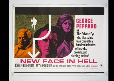 Lot 99 - New Face In Hell (1968) UK Quad Poster