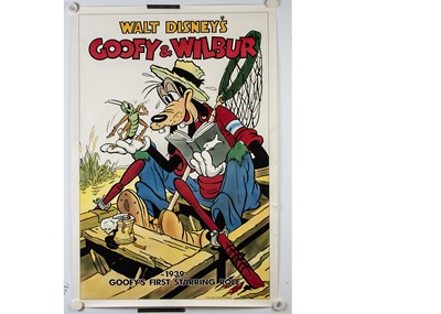 Lot 710 - Goofy & Wilbur One Sheet Posters / Disney