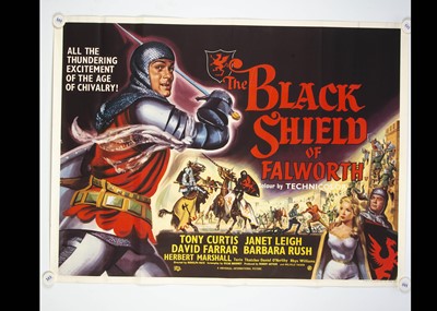 Lot 103 - The Black Shield of Falworth (1953) Quad Poster