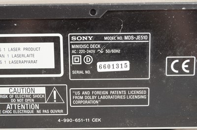 Lot 802 - Sony Minidisc Recorder