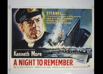 Lot 112 - A Night To Remember (1964) Quad Poster