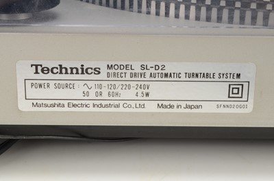 Lot 830 - Technics Direct Drive Turntable