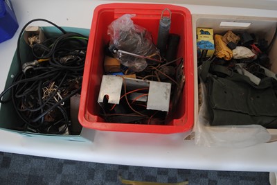 Lot 837 - Vintage Electrical Parts / Magazines