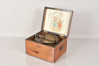 Lot 13 - A table Symphonion Disc Musical box