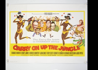 Lot 122 - Carry On Up The Jungle (1970) Quad Poster