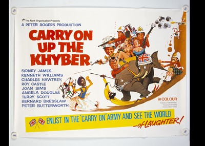 Lot 123 - Carry On Up The Khyber (1968) Quad Poster