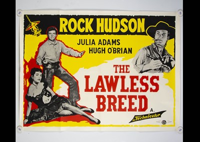 Lot 125 - The Lawless Breed (1953) Quad Poster
