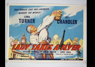 Lot 126 - The Lady Takes A Flyer (1958) Quad Poster