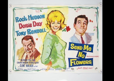 Lot 131 - Send Me No Flowers (1967) Quad Poster