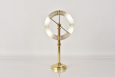 Lot 167 - A vintage brass Dip Circle