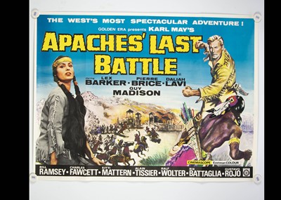 Lot 132 - Apache's Last Battle (1964) Quad Poster