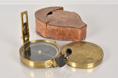 Lot 183 - An Antique Surveyor's Compass by Troughton & Simms of London