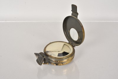 Lot 185 - A vintage Pocket Compass with Integral Inclinometer