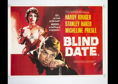 Lot 134 - Blind Date (1959) Quad Poster