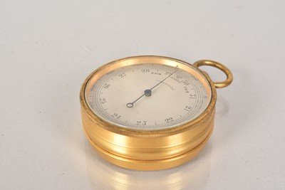 Lot 206 - A Victorian Pocket Barometer