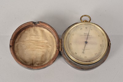 Lot 209 - A Baker of London large pocket barometer