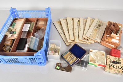 Lot 213 - A large collection of Microscope glass slides