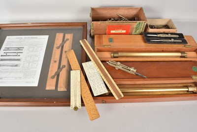 Lot 214 - A collection of Drawing and Plotting instruments