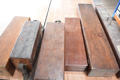 Lot 216 - A group of six Scientific Instrument boxes