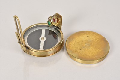 Lot 238 - A Brass Surveyor's Compass by SEH