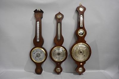 Lot 241 - Two unnamed Banjo barometers