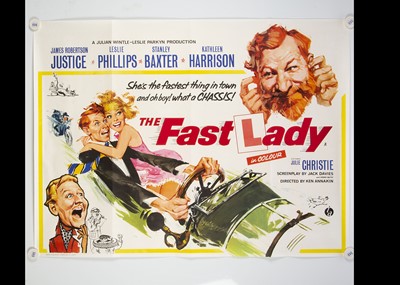 Lot 139 - The Fast Lady (1962) Quad Poster