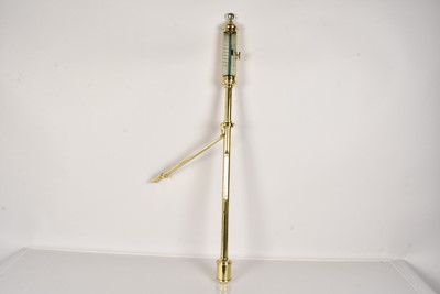 Lot 252 - A 19th Century Ship's Stick Barometer