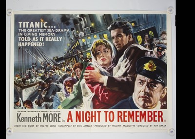 Lot 141 - A Night To Remember (1964) Quad Poster