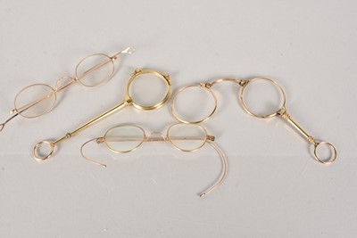 Lot 268 - Two pairs of vintage lorgnettes