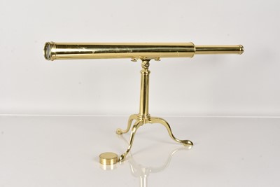 Lot 269 - A vintage two draw brass telescope by Rand of Newbury