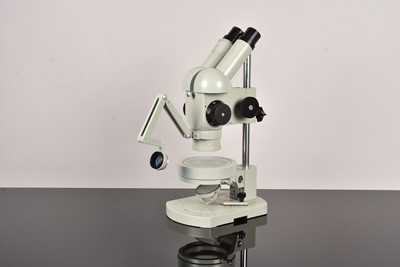 Lot 290 - A Carl Zeiss Jena Binocular Microscope