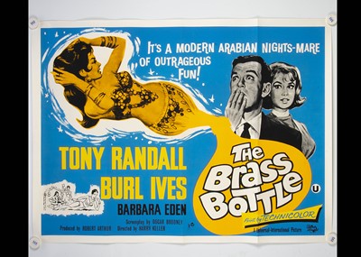 Lot 144 - Brass Bottle (1964) Quad Poster