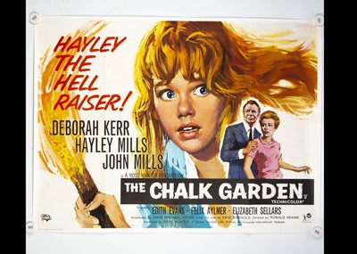 Lot 146 - Chalk Garden (1964) UK Quad poster
