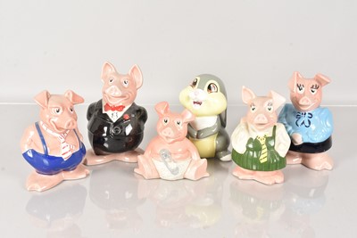 Lot 327 - A group of five NatWest Pig 'Piggy' Banks