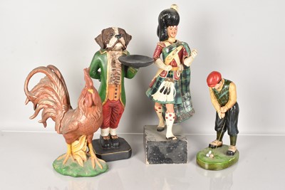 Lot 332 - A group of vintage figures