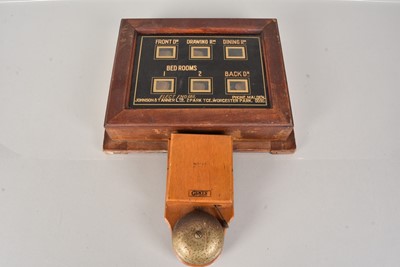 Lot 333 - A Vintage 6 Room Butler/Servant's Bell Box Indicator