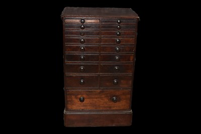 Lot 338 - A Mahogany Collector's Cabinet