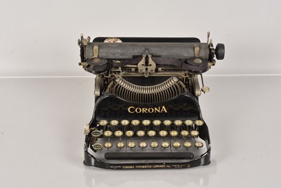 Lot 348 - A vintage Corona Typewriter