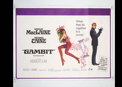 Lot 153 - Gambit (1968) Quad Poster