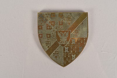 Lot 388 - A Brass Armorial