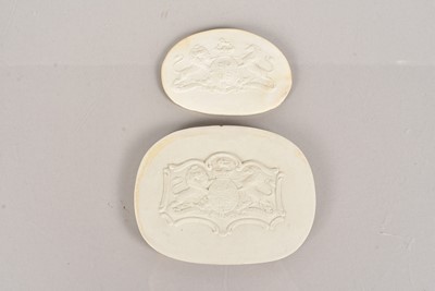 Lot 389 - Two Plaster Coat of Arms Plaques