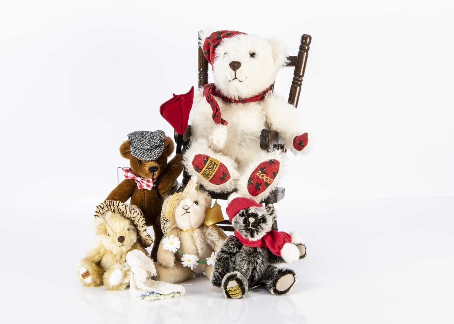 Lot 318 - Merrythought set of four seasons Teddy Bears