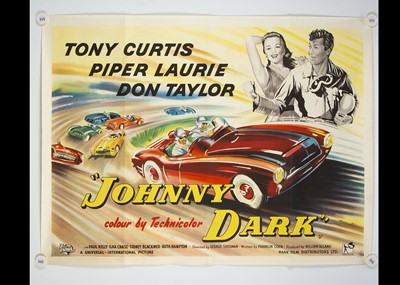 Lot 154 - Johnny Dark (1954) Quad Poster