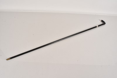 Lot 397 - An ebonised walking cane