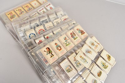 Lot 418 - Humorous Game and Horoscope Themed Cigarette Cards Sets (34)