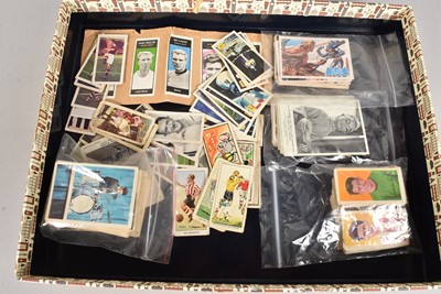 Lot 421 - Mainly Postwar Trade Cards Loose and Adhered to Albums